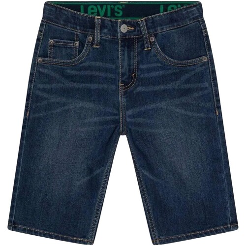Vêtements Fille Shorts / Bermudas Levi's Short  en Jeans ruffled Levis Megatron Bleu
