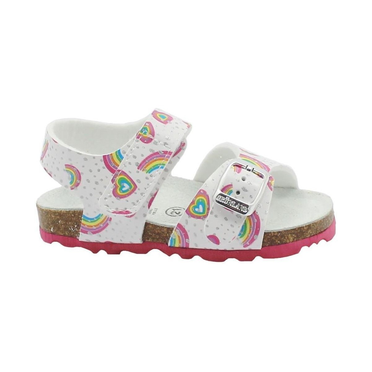 Chaussures Enfant Sandales et Nu-pieds Grunland GRU-E22-SB1815-BM Blanc