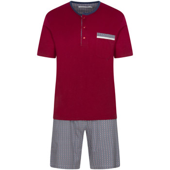 Vêtements Homme Pyjamas / Chemises de nuit Christian Cane Pyjama court coton Nael Rouge