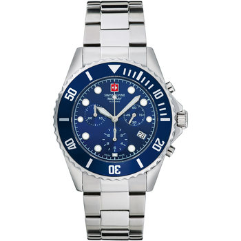 Swiss Military 7029.1174 Homme Montres Analogiques Swiss Alpine Military Swiss Military 7053.9135, Quartz, 42mm, 10ATM Argenté