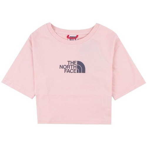 Vêtements Femme T-shirts & Polos The North Face GHYÈ_ BNHGG SS CROPPED GRAPHIC TEE Rose