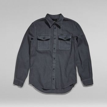 G-Star Raw Chemise en jean noir style d\u00e9contract\u00e9 Mode Chemises Chemises en jean 