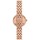 Montres & Bijoux Femme Montre Emporio Armani logo-patch AR11474-ROSA Rose