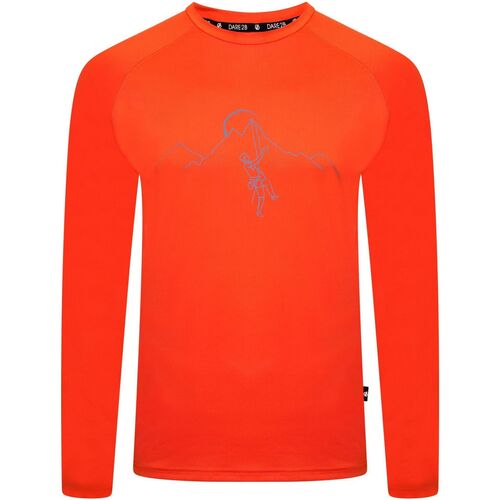 Vêtements Homme Råhvid T-shirt med "mr Dare 2b Righteous II Orange