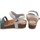Chaussures Femme Multisport Interbios Sandale femme INTER BIOS 5803 gris Gris