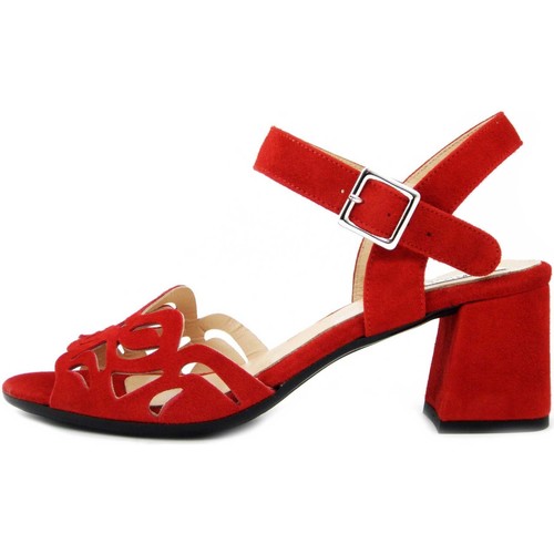 Chaussures Femme Sandales et Nu-pieds Osvaldo Pericoli Femme Chaussures, Sandale nu pieds, Daim-8480M Rouge