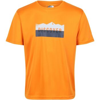 Vêtements Homme Emporio Armani Kids T-shirt con stampa Blu Regatta  Orange