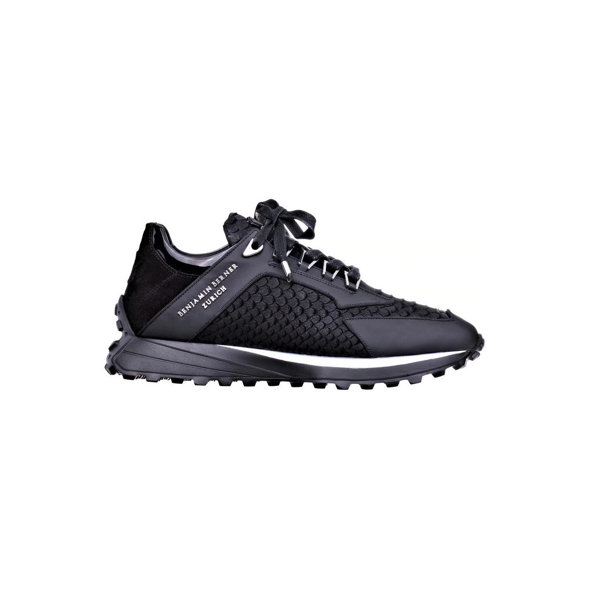 Chaussures Baskets mode Benjamin Berner Sneakers  Noir Noir