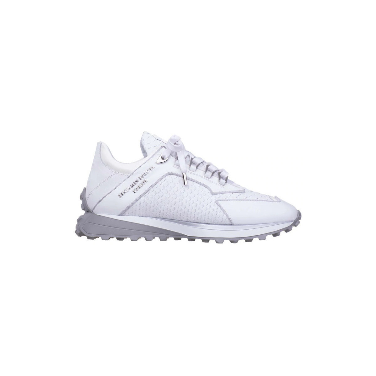 Chaussures Mini Muni suede shoes Grau Sneakers  Blanc Blanc