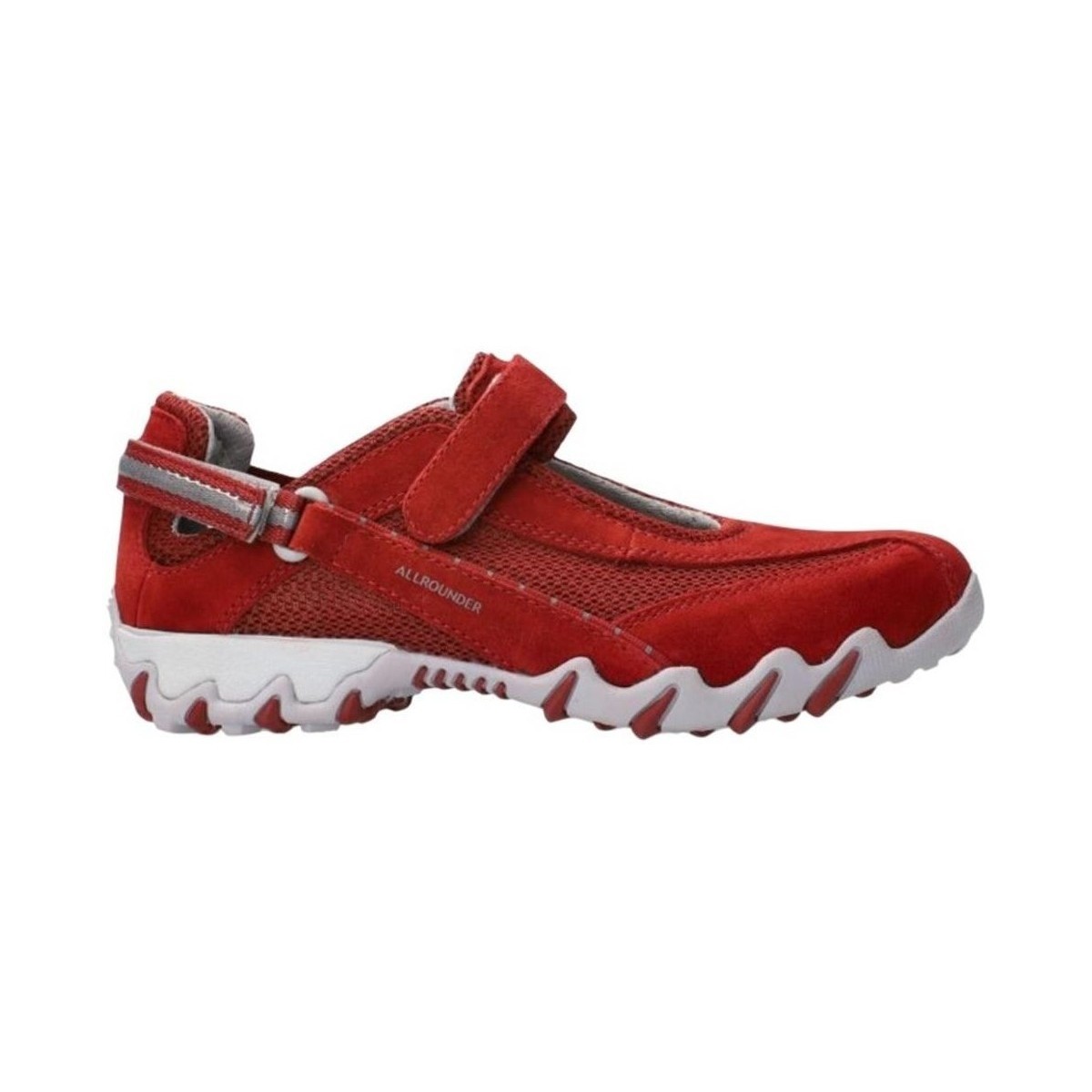Chaussures Femme Baskets mode Allrounder by Mephisto BASKETS  NIRO NUBUCK ROUGE Rouge