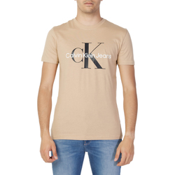 Vêtements Homme T-shirts manches courtes Calvin Klein Jeans J30J320806 Beige
