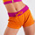 Vêtements Femme Shorts / Bermudas Banana Moon MAGA SPRINT Orange