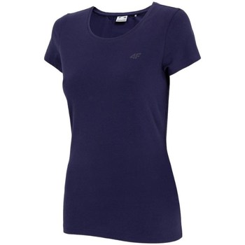 Vêtements Femme T-shirts manches courtes 4F TSD350 Bleu marine