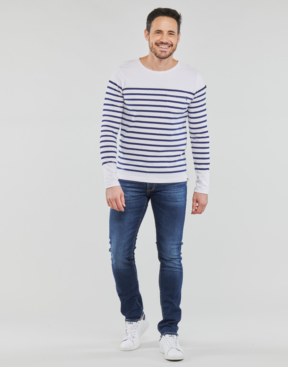 Vêtements Homme Questa giacca di jeans reversibile con fodera trapuntata delliconica collezione 812 VEILS BLUE