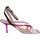 Chaussures Femme Ankel Boots Inside Wedge In Black Leather Exe' CINDY663 Tongs Femme fuchsia Rose