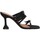 Chaussures Femme Sandales et Nu-pieds Tsakiris Mallas 653 VICENZA 6-1 Sandales Femme NOIR Noir
