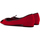 Chaussures Femme Ballerines / babies Andypola  Rouge