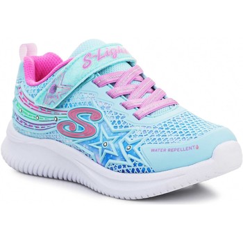 Chaussures Fille Sandales et Nu-pieds Skechers Jumpsters- WISHFUL STAR 302323-AQPR Bleu