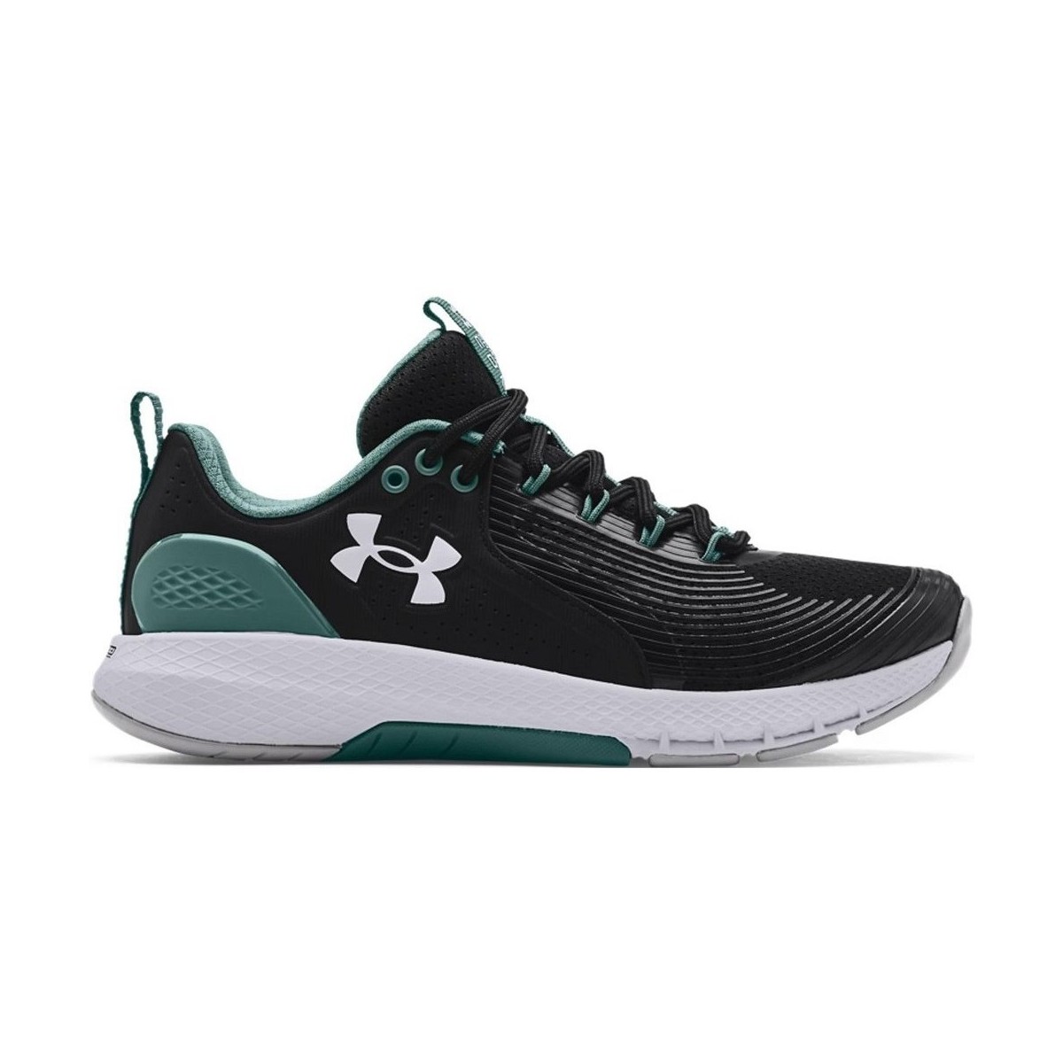 Chaussures Homme Baskets basses Under Armour Charged Commit TR 3 Noir, Turquoise