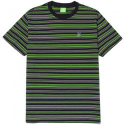 Vêtements Homme lauren ralph lauren striped cotton jersey t shirt dress Huf T-shirt crown stripe ss knit top Noir