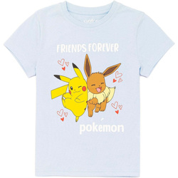 Vêtements Fille T-shirts manches longues Pokemon  Multicolore