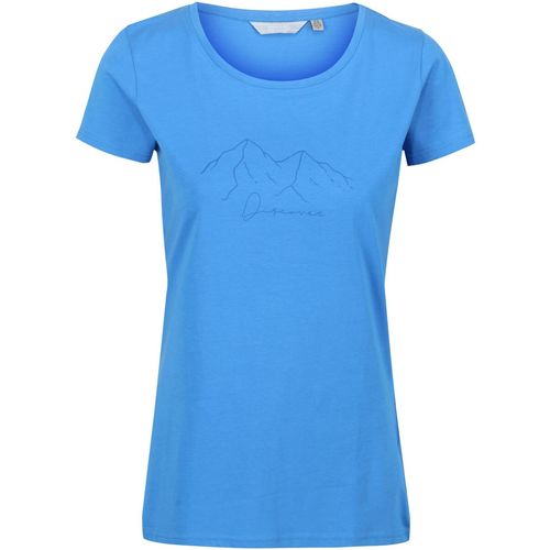 Vêtements Femme T-shirts manches longues Regatta Breezed II Bleu