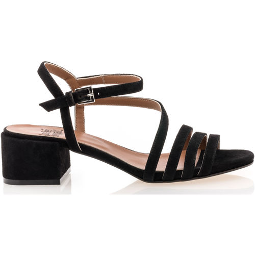 Les fées de Bengale Sandales / nu-pieds Femme Noir Noir - Chaussures  Sandale Femme 38,99 €