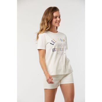 Lee Cooper T-shirt ALICIA Marshmallow Blanc