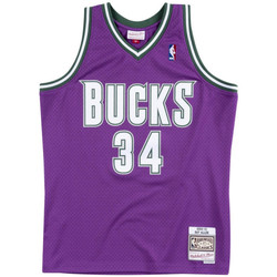 Vêtements T-shirts manches courtes Mitchell And Ness Maillot NBA Ray Allen Millwauk Multicolore