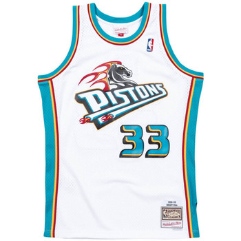 Vêtements T-shirts manches courtes Mitchell And Ness Maillot NBA Grant Hill Detroit Multicolore