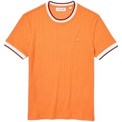 Vêtements Femme T-shirts manches courtes Lacoste T Shirt Femme  Ref 56933 NPB Orange Orange