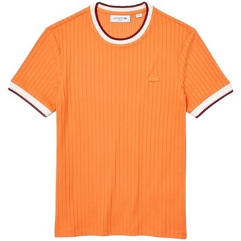 Vêtements Femme T-shirts manches courtes Lacoste T Shirt Femme  Ref 56933 NPB Orange Orange