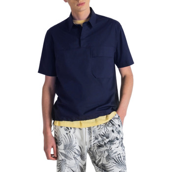 Vêtements Homme Chemises manches courtes Antony Morato MMSS00172-FA400035 Bleu