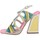 Chaussures Femme Sandales et Nu-pieds Exé Shoes Exe' DOMIINIC 522 Sandales Femme Glace / rose / jaune Multicolore