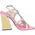 Chaussures Femme Sandales et Nu-pieds Exé Shoes Exe' DOMIINIC 522 Sandales Femme Glace / rose / jaune Multicolore