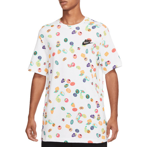Vêtements Homme T-shirts manches courtes Nike Aop Blanc