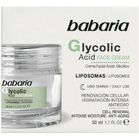 Beauté Hydratants & nourrissants Babaria Glycolic Acid Crema Facial Renovación Celular 