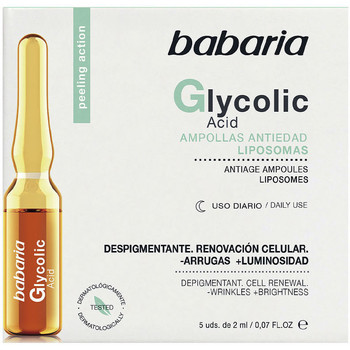 Beauté Anti-Age & Anti-rides Babaria Glycolic Acid Renovación Celular Ampollas 5 X 