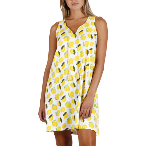 Vêtements Femme Robes Femme | Robe estivale sans manches Lemons - XN13011