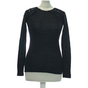 Vêtements Femme Vestes en cuir / synthétiques Zara top manches longues  36 - T1 - S Noir Noir