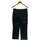Vêtements Femme Pantalons Esprit pantalon droit femme  36 - T1 - S Noir Noir