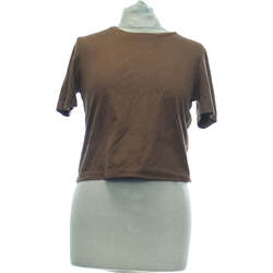 Vêtements Femme T-shirts & Polos Zara top manches courtes  36 - T1 - S Gris Gris