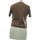 Vêtements Femme Diesel snap shoulder detail T-shirt Zara top manches courtes  36 - T1 - S Marron Marron