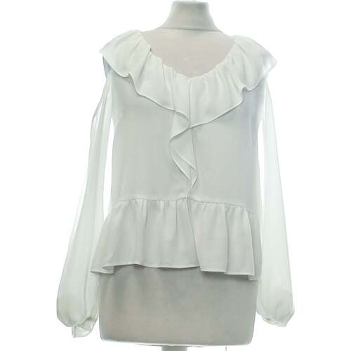 Vêtements Femme Gilets / Cardigans Asos top manches longues  36 - T1 - S Blanc Blanc