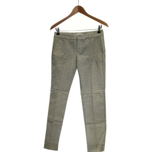 Vêtements Femme Pantalons Mango pantalon droit femme  34 - T0 - XS Vert Vert