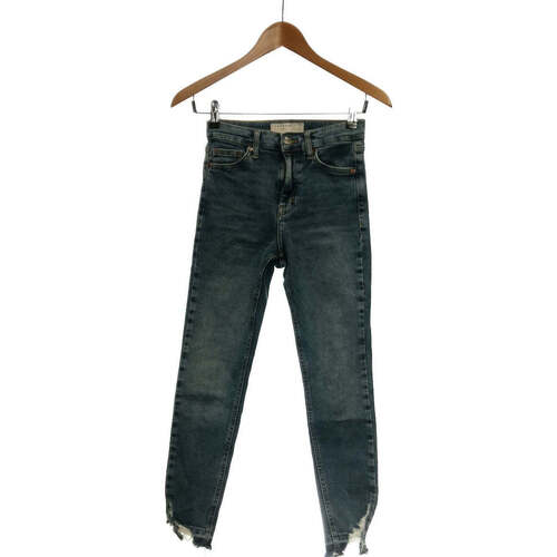 Topshop Jean Slim Femme 34 - T0 - Xs Bleu - Vêtements Jeans slim Femme  11,00 €