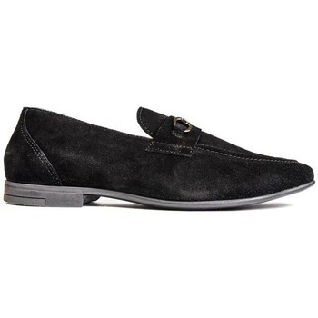 Chaussures Homme Mocassins Red Tape Chaussures Farrell à bande rouge Noir