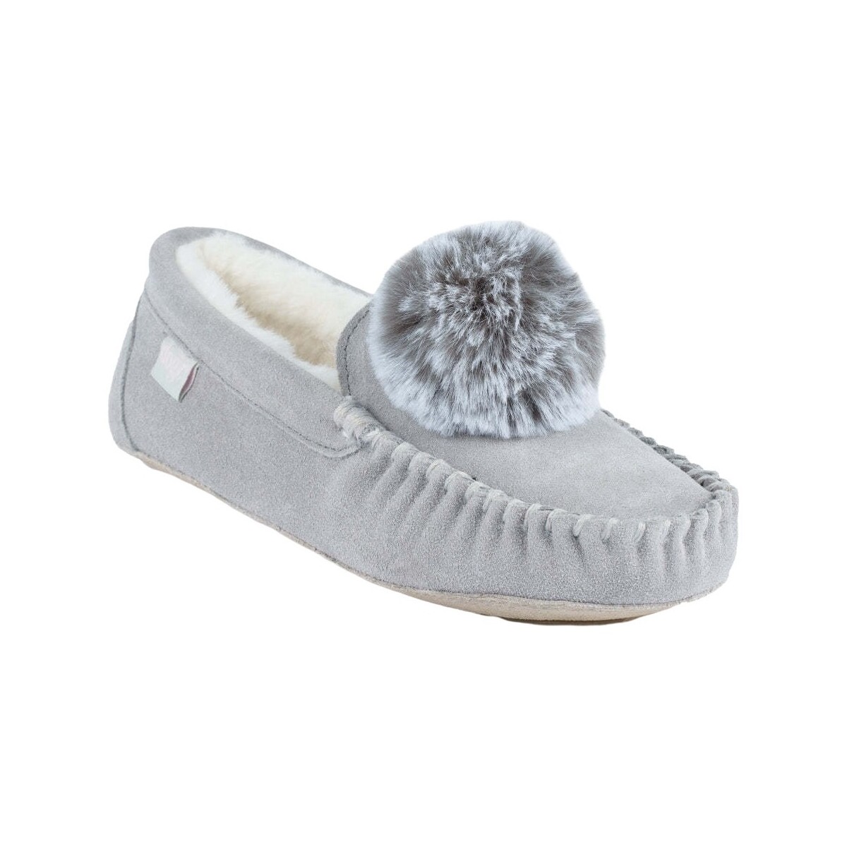 Chaussures Femme Chaussons Lazy Dogz Bessie Gris