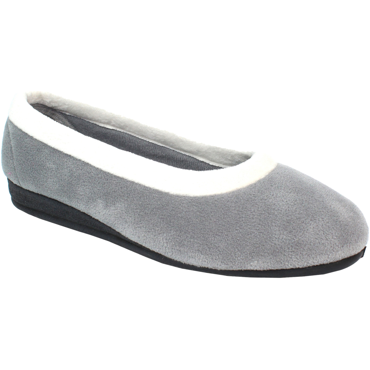 Chaussures Femme Chaussons Lunar Mabel Gris