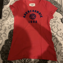 Vêtements Femme T-shirts manches courtes Abercrombie And Fitch Tee shirt Abercrombie & Fitch Rose